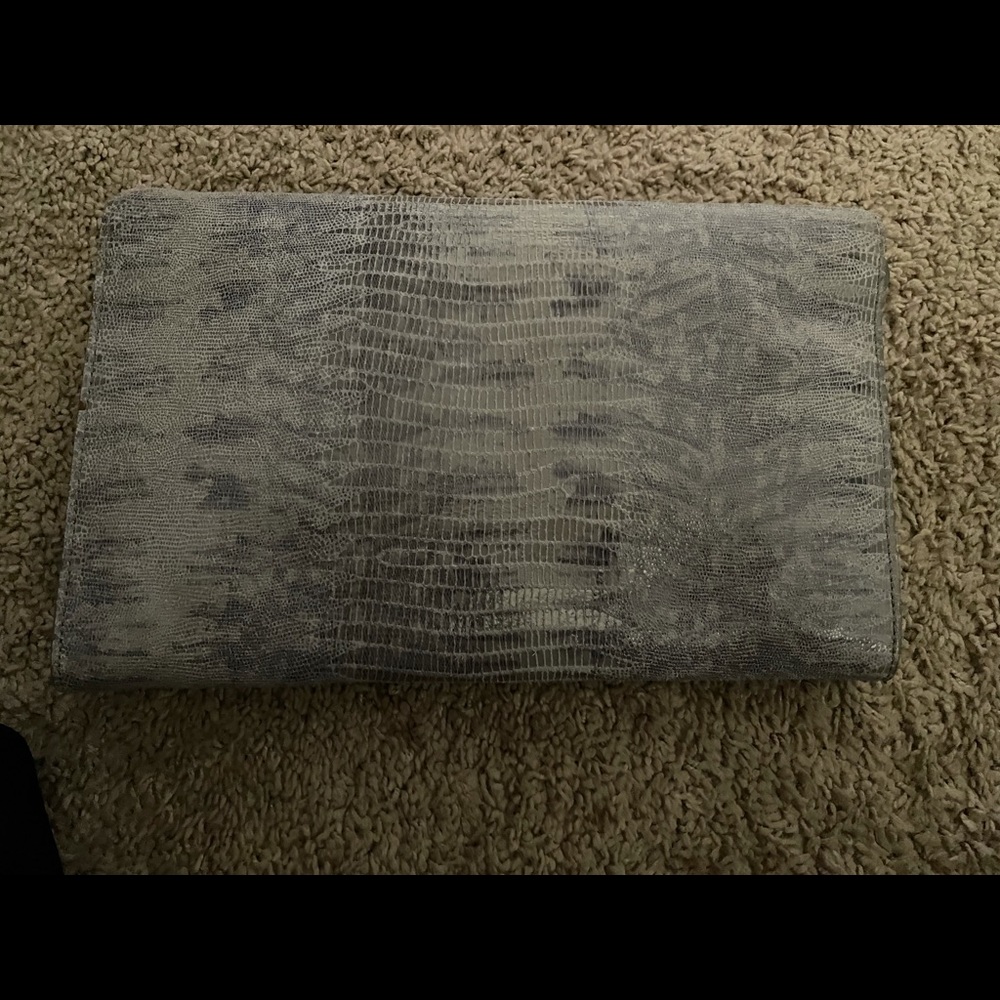 Michael Kors Leather Snake Print Clutch - Picture 3 of 12